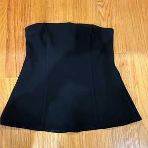 Abercrombie & Fitch Black Strapless Top